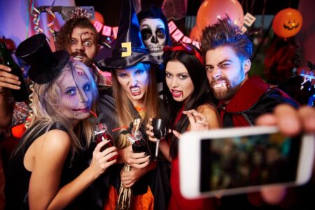 kostýmy na halloweenskej párty