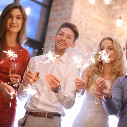 strávenie Silvestra 2024 v kruhu priateľov